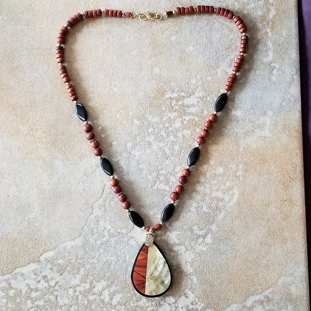 Designer Necklace 14K GF & 18K Vermeil - Picture 2 of 3